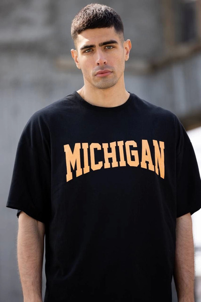 Generic Brand Men's Printed T-Shirt Short Sleeve Crew Neck Regular Fit Comfor...