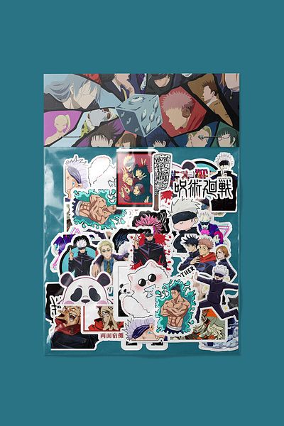 dadi ramba Jujutsu Kaisen Sticker Pack -Bullet Journal - Agenda - Planner - Notebook - Laptop Sticker Decal
