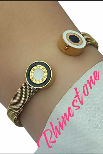 ORGANICYOU Elegant Paslanmaz Çelik Örgü Bileklik LATİN TEMALI Şık Günlük Giyim