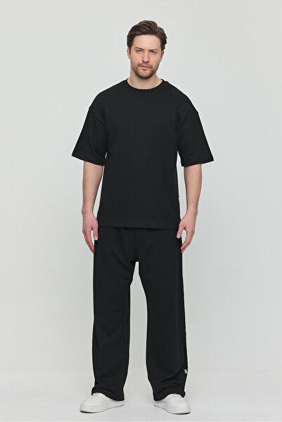 Plus Ninety بدلة صيفية للرجال مقاس كبير من قطعة أنتراس مصبوغة ومصبوغة من قطعتين