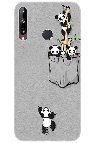 Ceppare Huawei P40 Lite E (ART-L29) Uyumlu Kılıf Desen Baskılı Silikon Pandal...