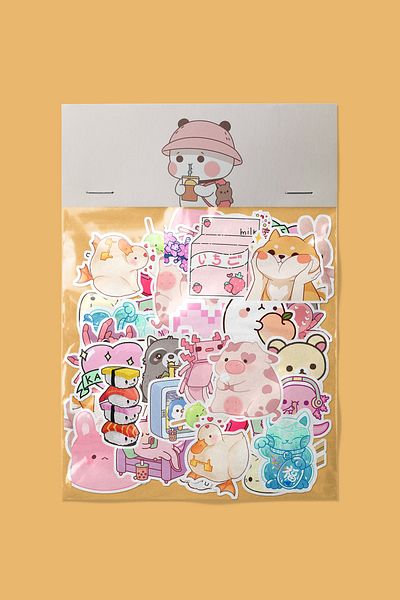 dadi ramba Kawaii V2 Sticker Pack -Bullet Journal - Agenda - Planner - Notebook - Laptop Sticker Decal
