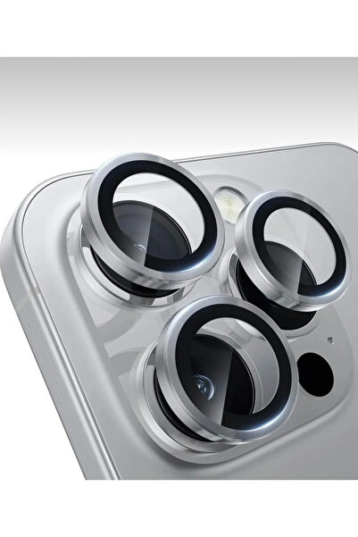 DÖFİER İphone 16 Pro ve 16 Pro Max Uyumlu %100 Safir Çizilmez Kamera Lens Kor...