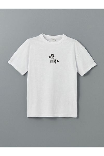 LC Waikiki Νέα σεζόν Crew Neck Boy's Tisort - S5DO51Z4