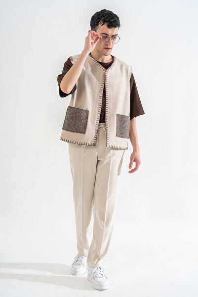 Corsetry Époque Vest Collection Unisex Vintage Kaşe Yelek