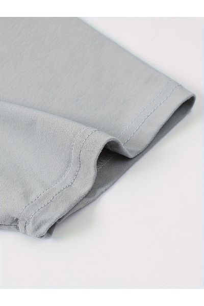 Let's Wear 100% βαμβακερό ανδρικό μπλουζάκι με κοντό μανίκι με στάμπα με στρογγυλή λαιμόκοψη