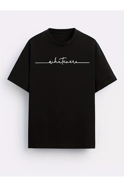 Let's Wear 100% βαμβακερό ανδρικό μπλουζάκι με κοντό μανίκι με στάμπα με στρογγυλή λαιμόκοψη