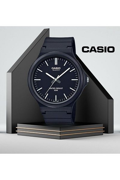 Casio Casio Men's Analog-Digital Resin Band Watch MW-240-1EVDF