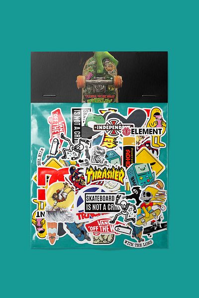 dadi ramba Πακέτο αυτοκόλλητων Skateboard Skateboard