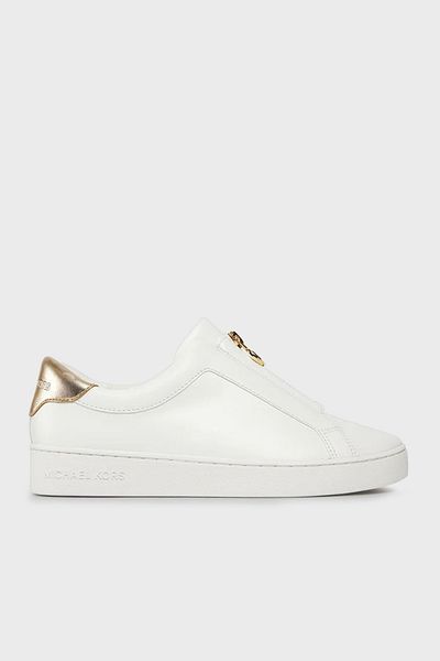 Michael Kors حذاء رياضي بشعار جلدي بسحاب 43R4KTFP2L740 SHOES 43R4KTFP2L 740