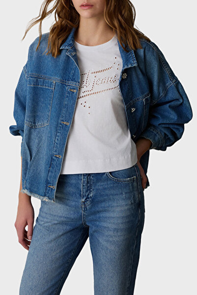 BSB Ajurlu % 100 Pamuk Regular Fit Bisiklet Yaka Bluz BLUZ 053