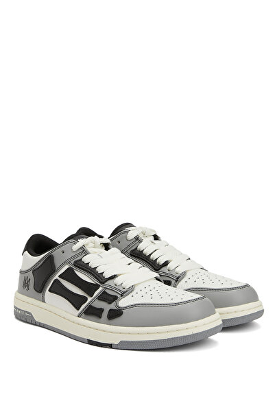 Amiri Skel Top Low Gri Kadın Deri Sneaker