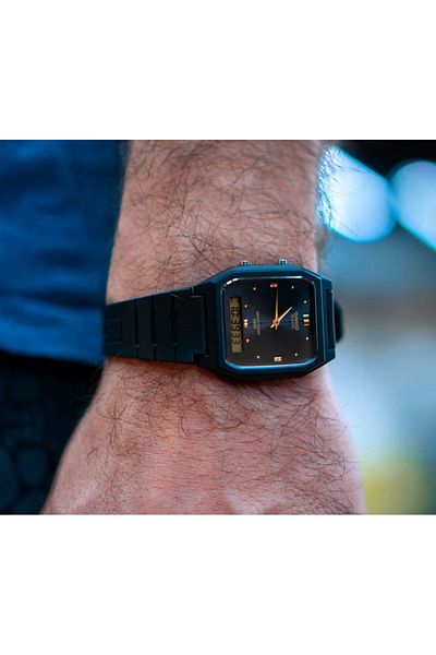 Casio Casio Unisex Analog-Digital Resin Band Watch AW-48HE-1AVDF