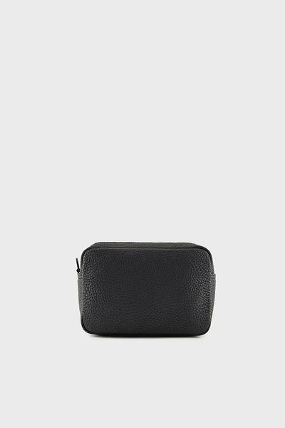 Armani Exchange Cosmetic Bag with Logo Removable Handle Men's Bag