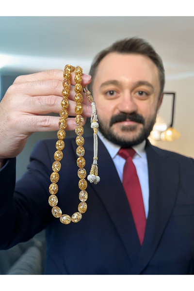 Muammer Köksal Design 22 Ayar Golden Rosary 0,07 gram Yenilebilir Altın Parça...