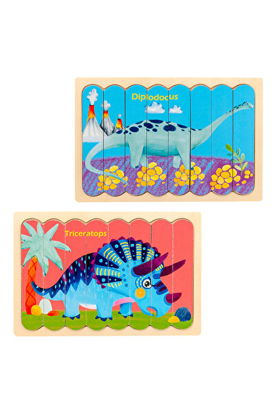 Generic لغز شريط خشبي مزدوج الجوانب - ديبلودوكس