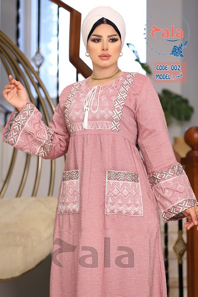 Genrics Linen jalabiya with natural elegance and a modern touch