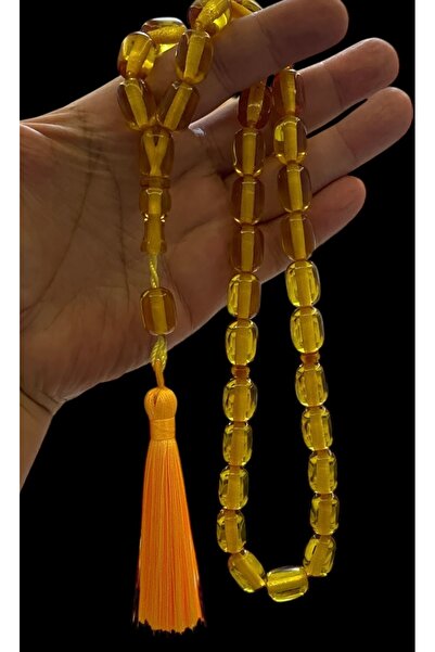 Trikala Vip Özel İşçilikli Eski Bekletilmiş Malzeme Dominik Kehribar Şeffaf Su Damlası 15x11mm