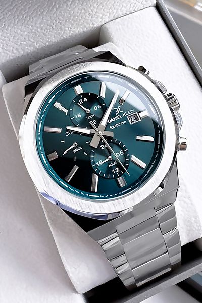Daniel Klein Exclusive Men Wristwatch 3 Atm Waterproof Gumus Color Steel Band Gift Bracelet Dke2124C2