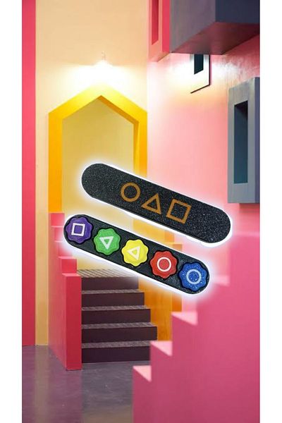 Squid Game 5 Stone Game-Block Tipping Game