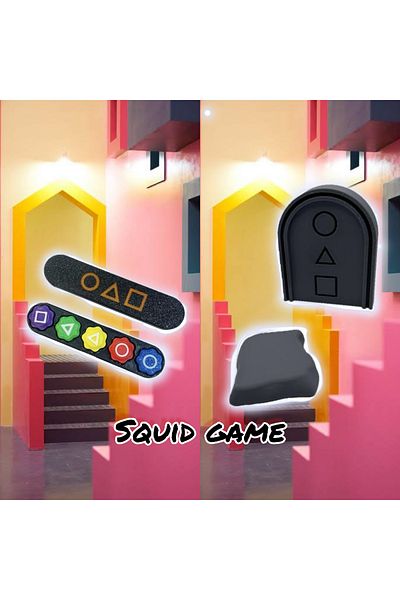 Squid Game 5 Stone Game-Block Tipping Game
