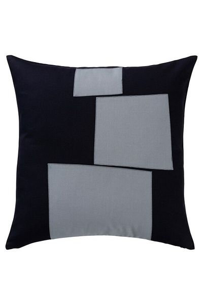 IKEA غطاء وسادة MÅNLAVMAL مقاس 50x50 سم - 100% قطن، ناعم، سهل العناية، قابل للغسل في الغسالة، سحاب مخفي