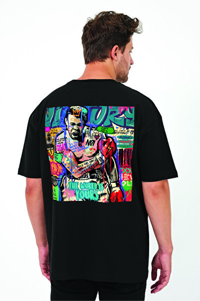 By Caspita Fashion Lenithra Pop Art Muhammad Ali Leđa Štampano Unisex Oversiz...