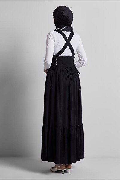 Alvina BAĞLAMA DETAYLI JİLE ELBİSE 45340