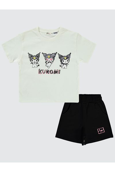 kuromi 4-9 Bat Girl Suit Ecru