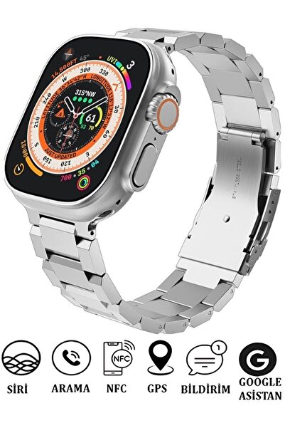 DURKHEİM Watch 8 Smart Watch Ultra Samsung Xiaomi Iphone  Uyumlu Apple Uyumlu...