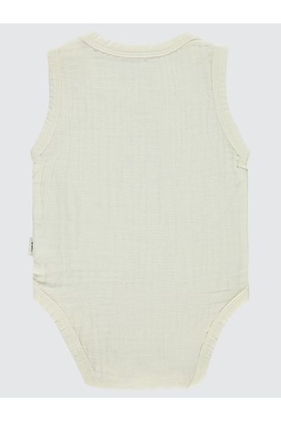 Civil Baby 1-18 Months Ecru Baby Badi - With Snaps