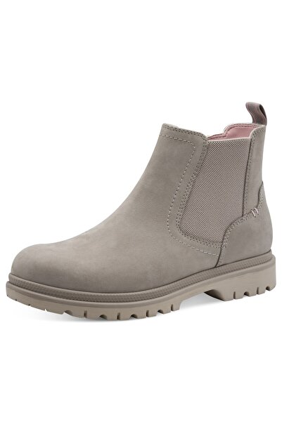 Tamaris Damen Elegante Stiefelette Chelsea 1-25440-45 Grau 204 Light Grey Leder