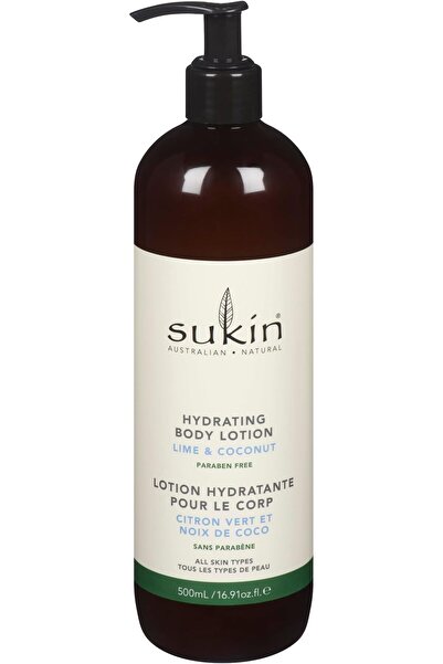 Sukin لوشن مرطب للجسم، برائحة الليمون وجوز الهند، 500 مل