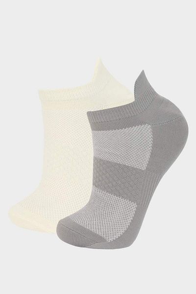 DeFacto New Season Women's 2-Piece Cotton Short Sports Socks