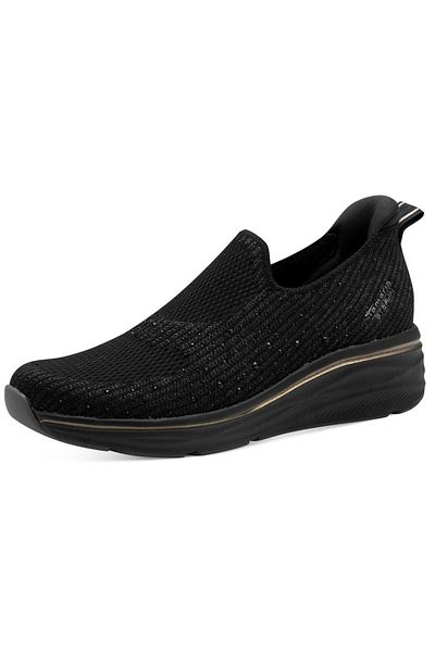 Tamaris Damen Low Sneaker 1-23787-45 Schwarz 001 Black Textil