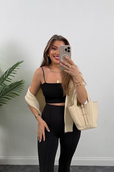 Kokosh moda Colanți cu nervuri din țesătură Amazon pentru femei
