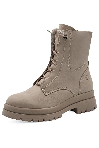 Tamaris Damen Elegante Stiefelette 1-25253-45 Grau 341 Taupe Leder Mit Touch-it