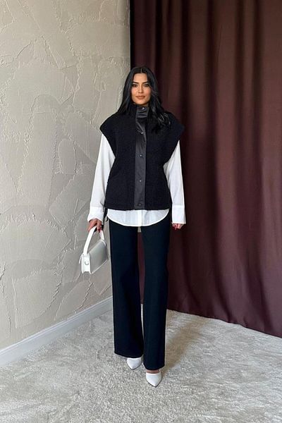 Miracle Omni Black Side Tied Vest
