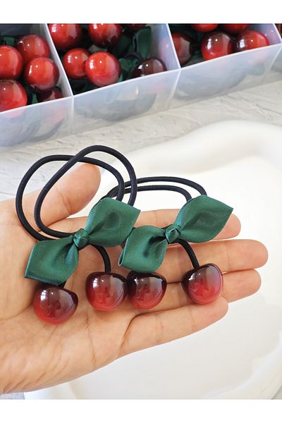EliraToka Children's Cherry Model Elastic Buckle 1 Pair