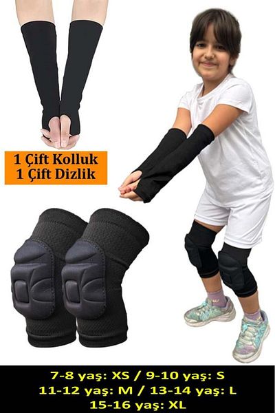 Liggo Children's Volleyball Knee Pad & Handpiece 2Pcs 1 Pair Set