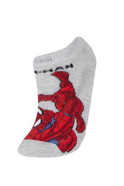 DeFacto New Season Boy's Marvel 3-Piece Cotton Booties Socks