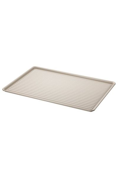 IKEA مصفاة أطباق VÄLVÅRDAD مقاس 52×35 سم - مجلفنة، مقاومة للصدأ، واسعة ومتينة للاستخدام في المطبخ