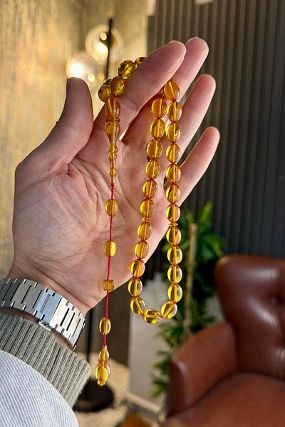 dergah tesbih تصميم منظم من سلسلة أLEXANDER Dice Color Fire-i Squeeze Amber Prayer Beads
