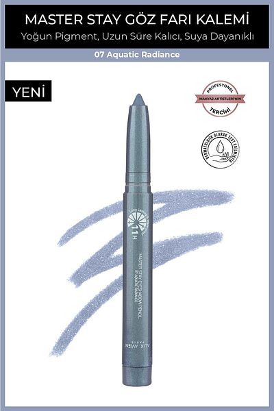 Alix Avien Waterproof 11 Hour Lasting Eye Pencil Shadow - Master Stay 07 Aquatic Radience