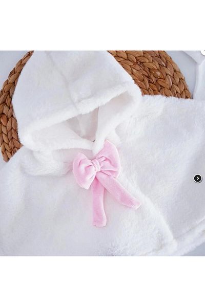 RAPAPA Soft Cape Plush 3-Piece Girl's Set 26033Pe