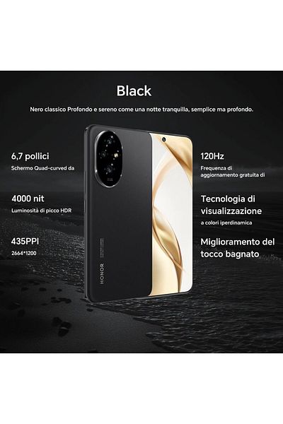HONOR 200 5G Dual SIM 8GB RAM 256GB ROM  -Black