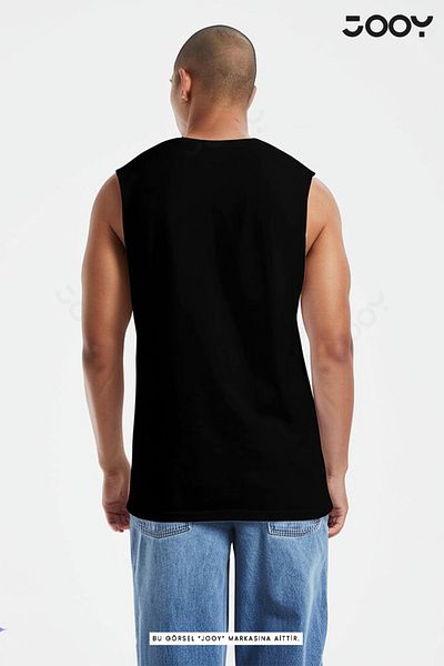 Jooy Basketball Player Printed Training Athlete Athlete Oversize Sleeveless T-Shirt