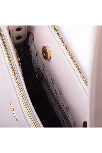 Nas Bag Three Compartment, Soft Leather, Women's Messenger Bag (Width:25 X Height:18)