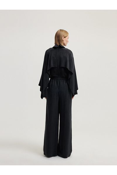 BAQA Black Trousers with Pockets and Pockets on the Front