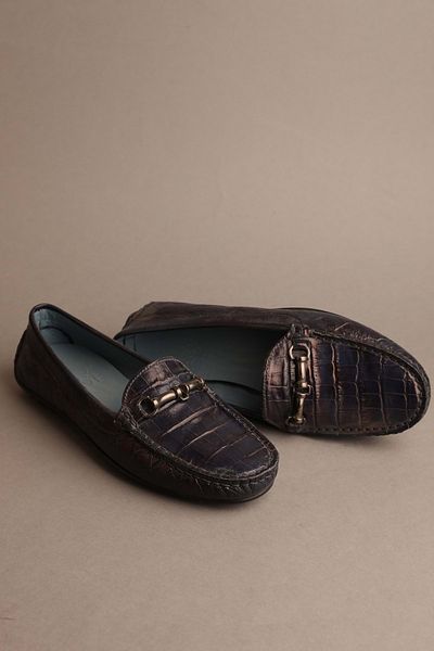 Gondol Women's Genuine Leather Classic Loafer Laci Croco 37 Ttx.724